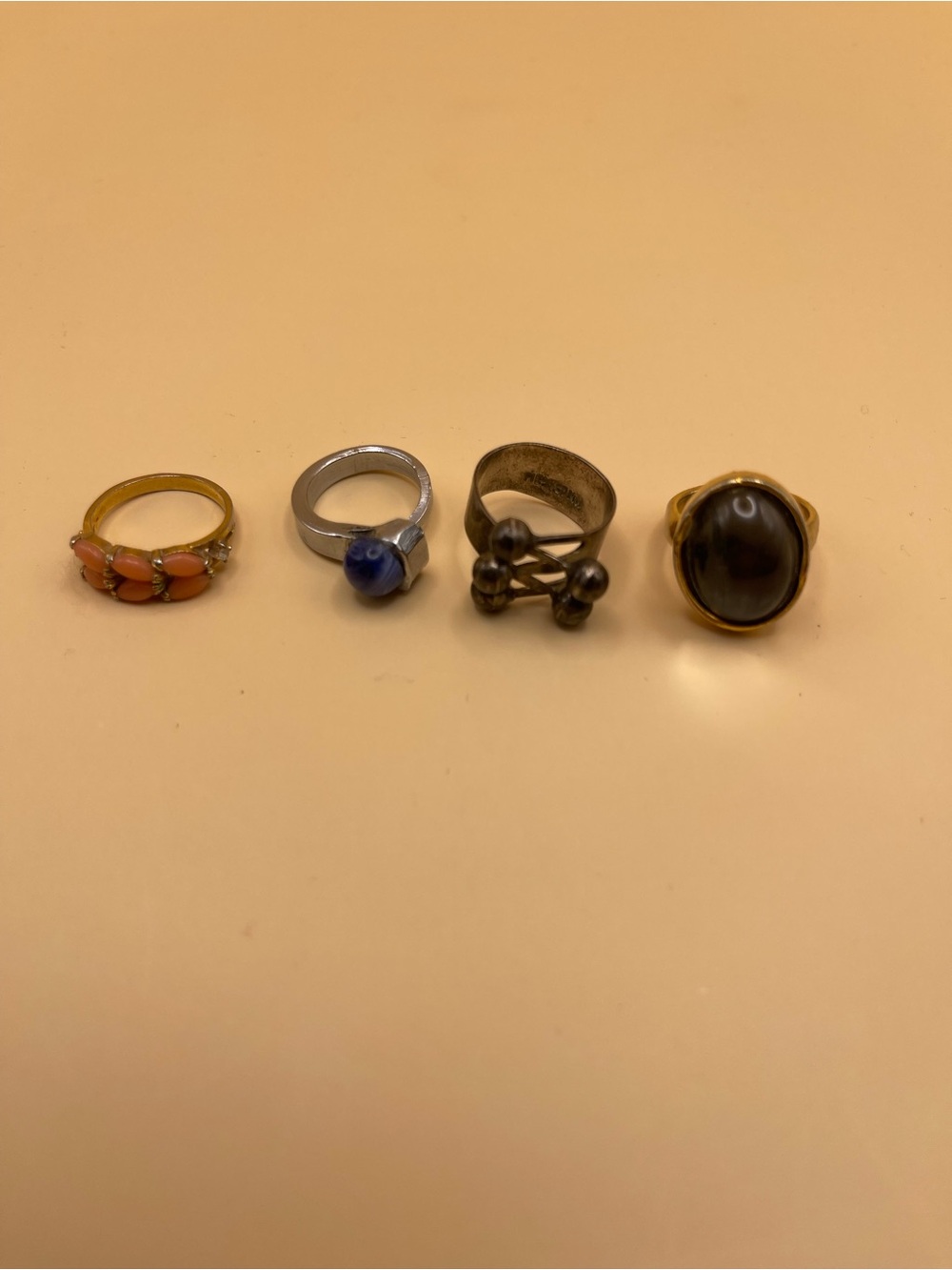 💍 Vintage Eclectic Ring Stack Set - 4 Piece Instant Collection (Small Size) 💍 - Picture 3 of 11